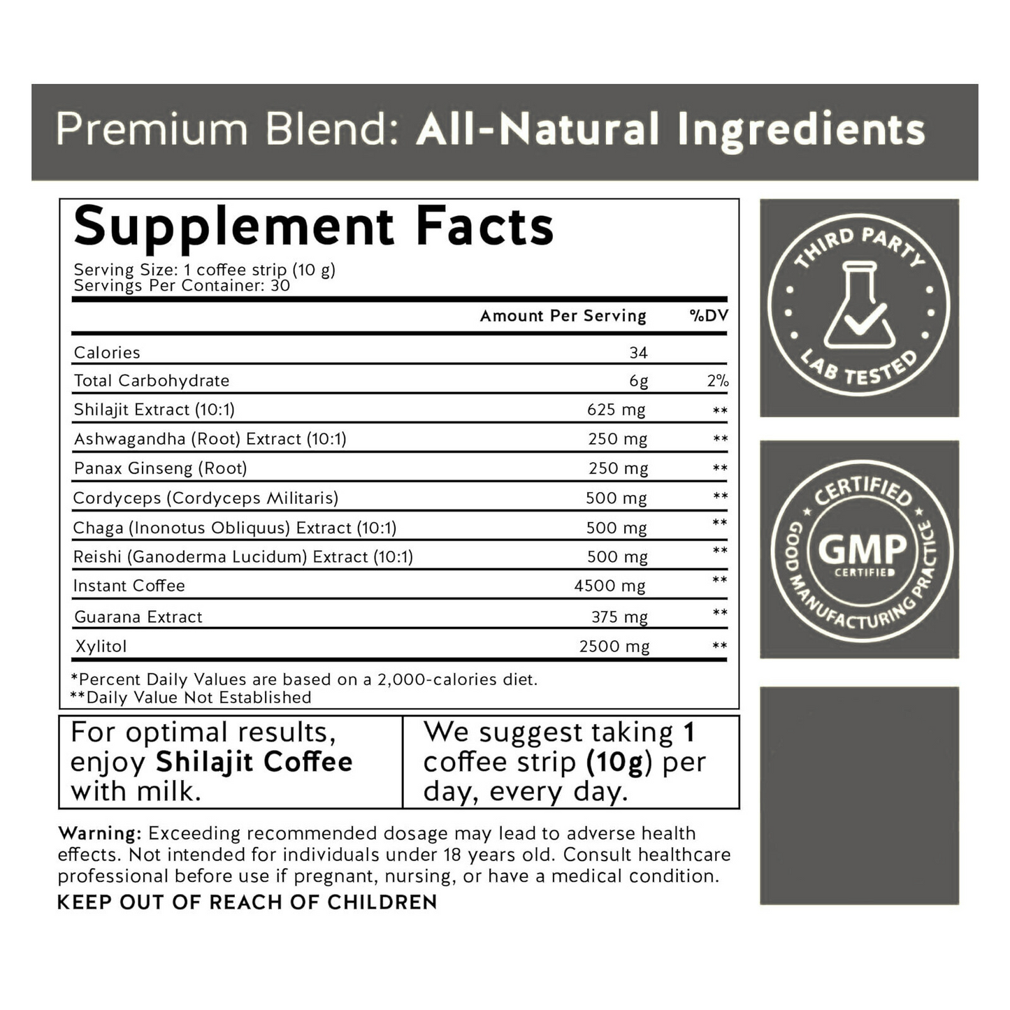 Altiv Shilajit Coffee